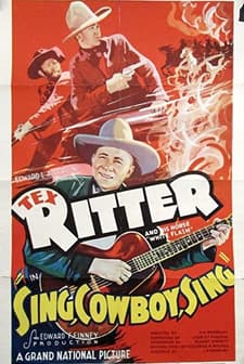 Sing, Cowboy, Sing (1937) afişi