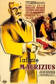 L'affaire Maurizius (1954) afişi