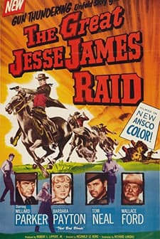The Great Jesse James Raid (1953) afişi