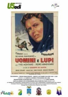 Uomini E Lupi (1956) afişi