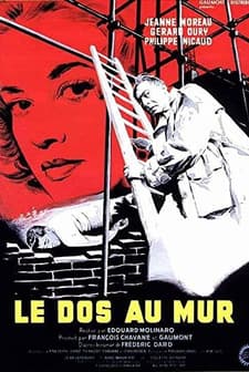 Le Dos Au Mur (1958) afişi