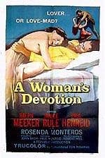 A Woman's Devotion (1956) afişi