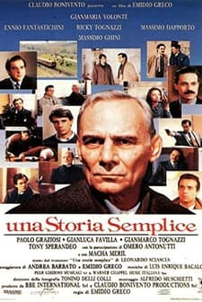 Una Storia Semplice (1991) afişi