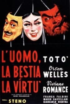 L'uomo, La Bestia E La Virtù (1953) afişi