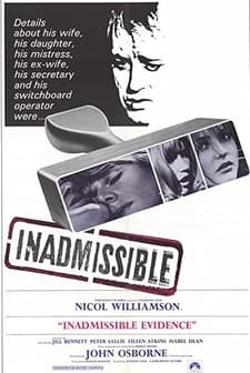 ınadmissible Evidence (1968) afişi