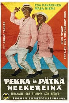 Pekka Ja Pätkä Neekereinä (1960) afişi