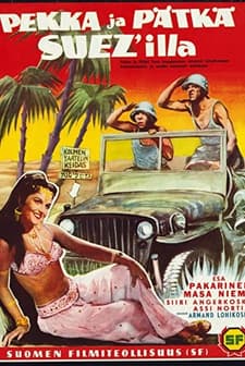 Pekka Ja Pätkä Suezilla (1958) afişi