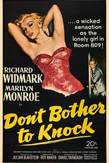 Don't Bother To Knock (1952) afişi