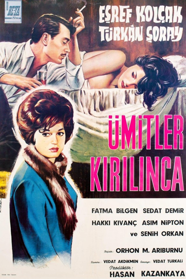 Ümitler Kırılınca (1962) afişi
