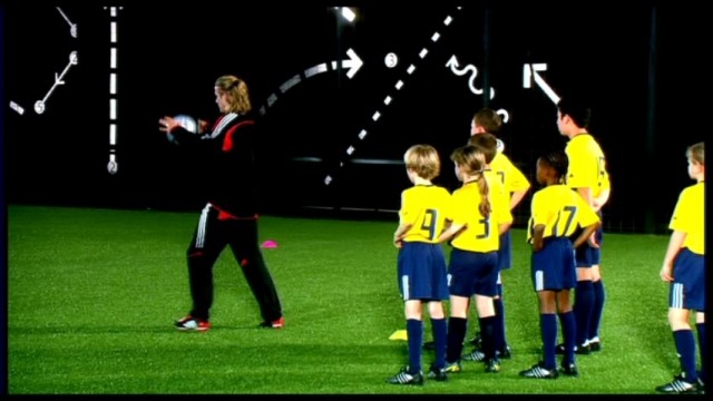 Beckham Futbol öğretiyor fotoğrafı