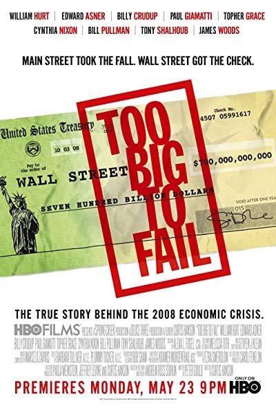 Too Big To Fail (2011) afişi
