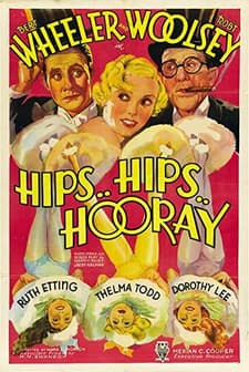Hips, Hips, Hooray! (1934) afişi