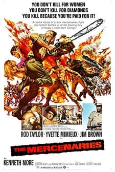 The Mercenaries (1968) afişi