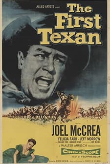 The First Texan (1956) afişi
