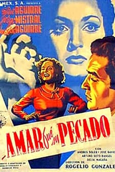 Amar Fué Su Pecado (1951) afişi