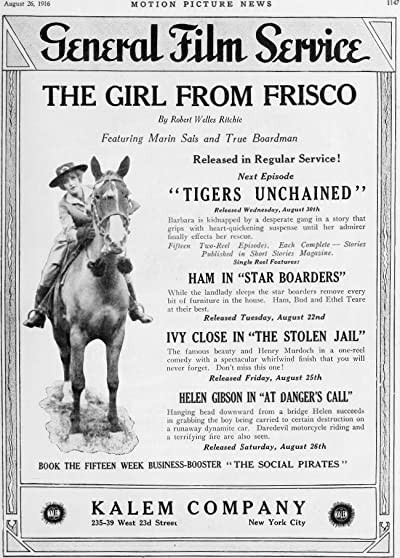 Tigers Unchained (1916) afişi