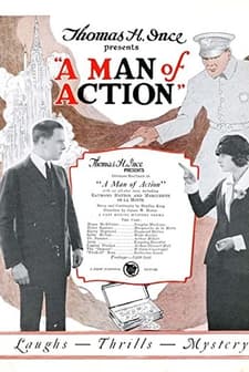 A Man Of Action (1923) afişi