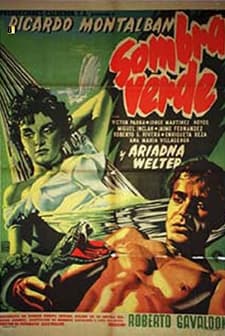 Sombra Verde (1954) afişi