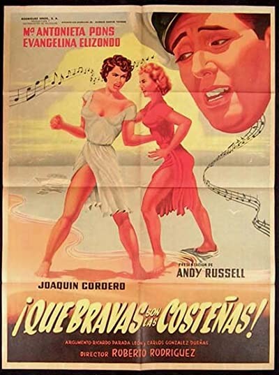 ¡Que bravas son las costeñas!... (1955) afişi