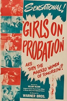 Girls On Probation (1938) afişi