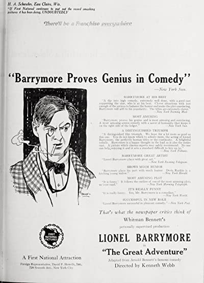 The Great Adventure (1921) afişi