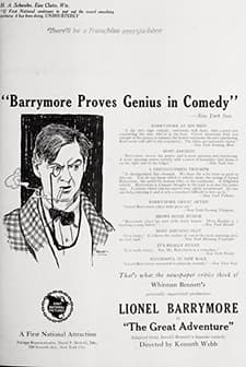 The Great Adventure (1921) afişi