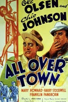 All Over Town (1937) afişi