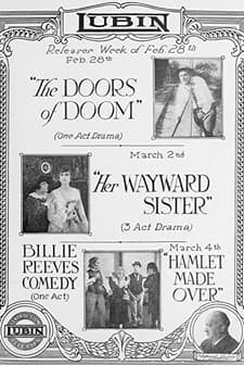 At The Doors Of Doom (1916) afişi