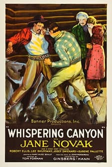 Whispering Canyon (1926) afişi