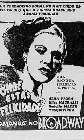 Onde Estás Felicidade? (1939) afişi