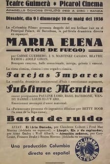 María Elena (1936) afişi