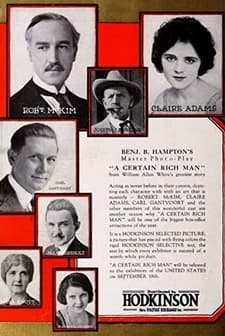 A Certain Rich Man (1921) afişi