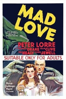 Mad Love (1935) afişi