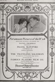 The Traveling Salesman (1916) afişi