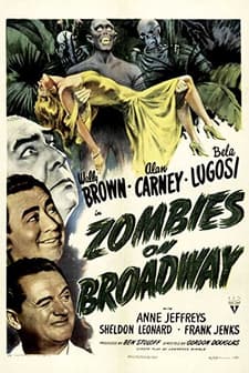 Zombies On Broadway (1945) afişi