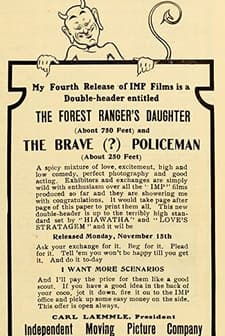 The Forest Ranger's Daughter (1909) afişi