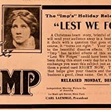 Lest We Forget (1909) afişi