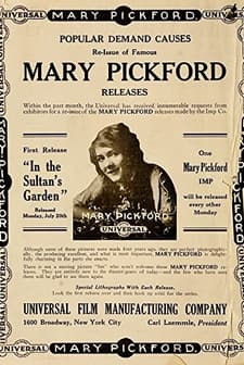 ın The Sultan's Garden (1911) afişi