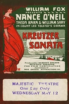 Kreutzer Sonata (1915) afişi