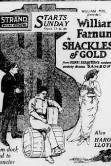 Shackles Of Gold (1922) afişi