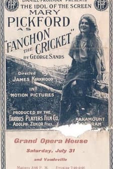 Fanchon, The Cricket (1915) afişi