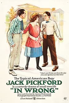 In Wrong (1919) afişi