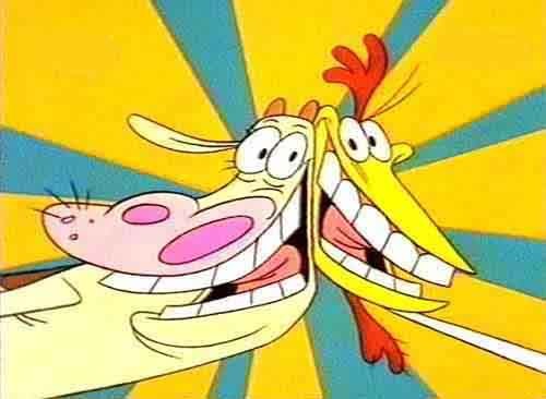 Cow And Chicken fotoğrafı