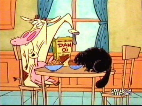 Cow And Chicken fotoğrafı