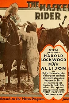 The Masked Rider (1916) afişi