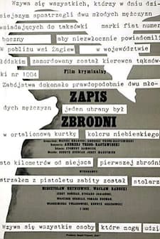 Zapis Zbrodni (1974) afişi