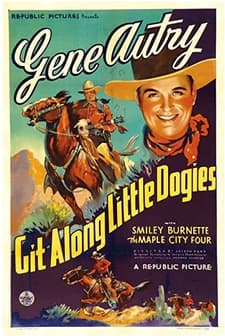 Git Along Little Dogies (1937) afişi
