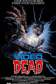 The Video Dead (1987) afişi