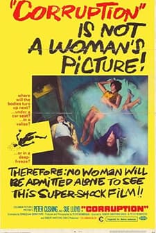 Corruption (1968) afişi