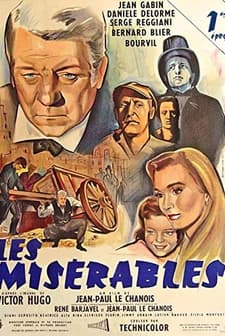 Les Misérables (1958) afişi